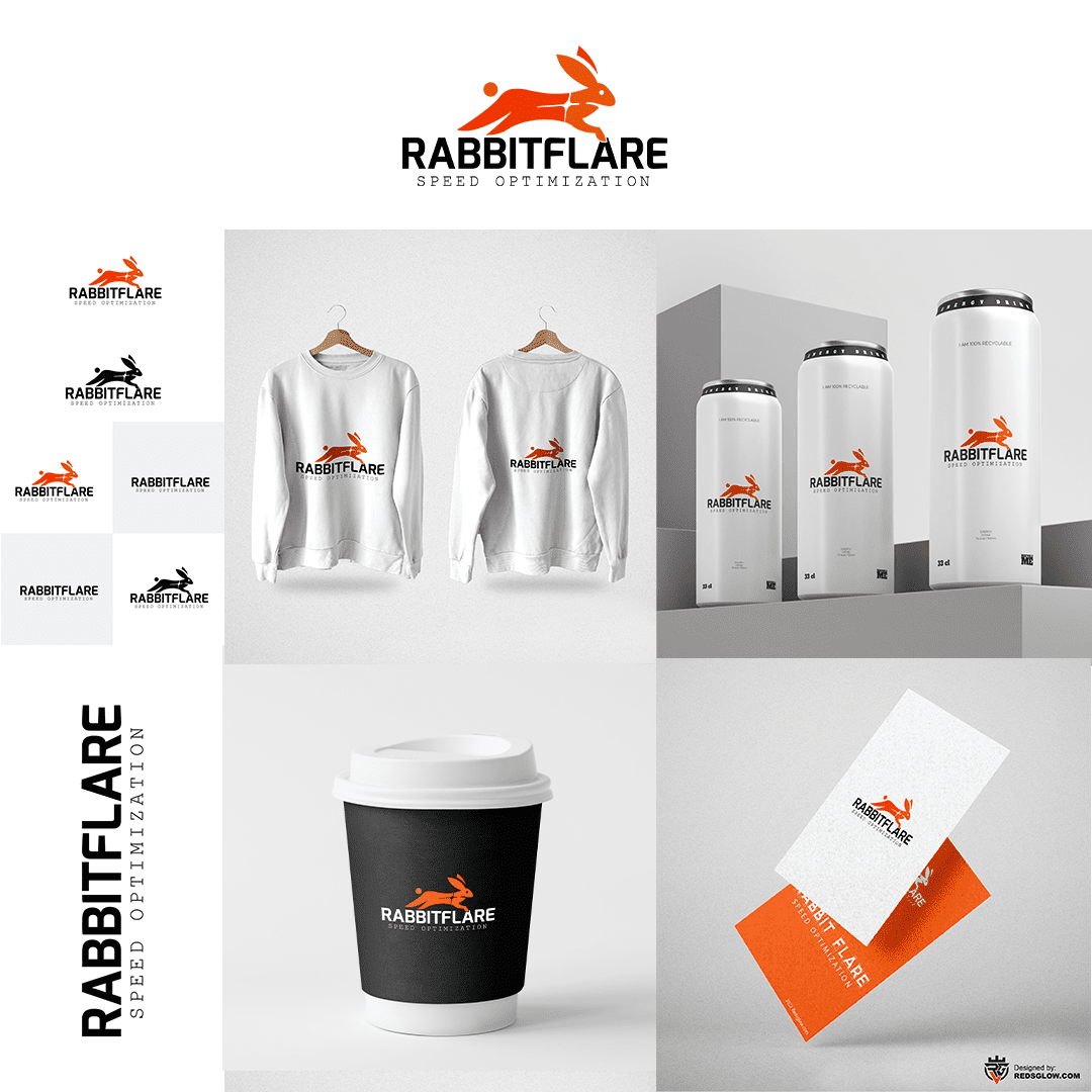 RabbitFlare logo design