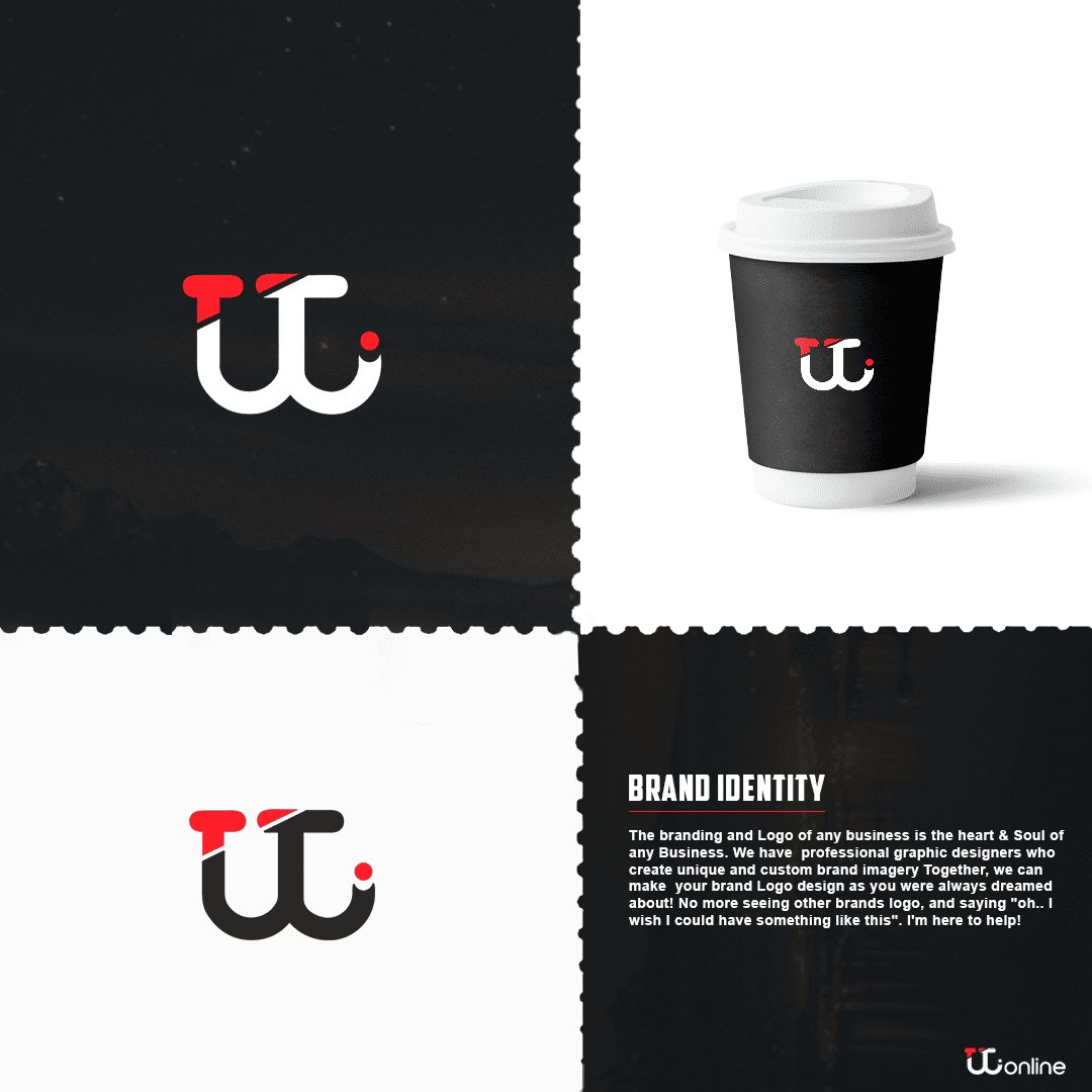 UJ Online minimal logo design